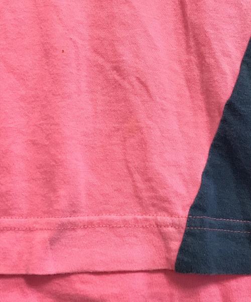 COMME des GARCONS HOMME PLUS EVER GREEN（コムデギャルソンオムプリュス エバーグリーン）COMME des GARCONS HOMME PLUS EVER GREEN (コムデギャルソンオムプリュス エバーグリーン) 00'sジップアップポロシャツ ピンク サイズ:Sの古着・服飾アイテム