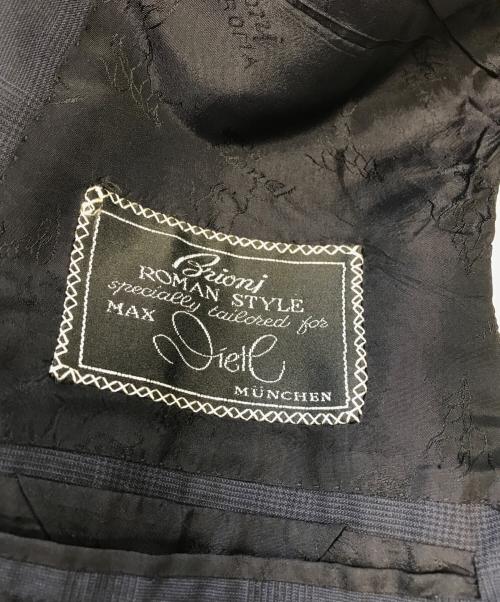BRIONI（ブリオーニ）BRIONI (ブリオーニ) 2Bテーラードジャケット ブラック サイズ:表記なしの古着・服飾アイテム