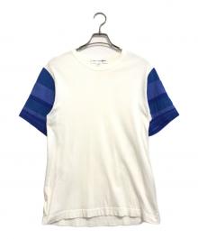 COMME des GARCONS SHIRT（コムデギャルソンシャツ）の古着「半袖切替Tシャツ」｜ホワイト