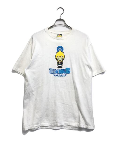 A BATHING APE（ア ベイシング エイプ）A BATHING APE (ア ベイシング エイプ) DRAGON BALL Z (ドラゴンボールゼット) Tシャツ ホワイト サイズ:XLの古着・服飾アイテム
