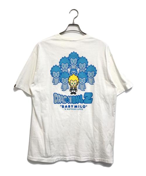A BATHING APE（ア ベイシング エイプ）A BATHING APE (ア ベイシング エイプ) DRAGON BALL Z (ドラゴンボールゼット) Tシャツ ホワイト サイズ:XLの古着・服飾アイテム