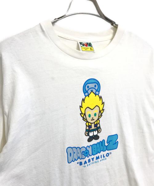 A BATHING APE（ア ベイシング エイプ）A BATHING APE (ア ベイシング エイプ) DRAGON BALL Z (ドラゴンボールゼット) Tシャツ ホワイト サイズ:XLの古着・服飾アイテム