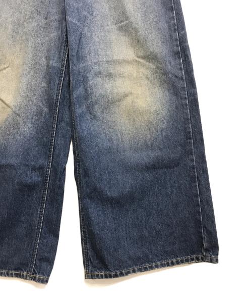 LEE（リー）LEE (リー) 101 RIDERS WIDE LEG PANTS インディゴ サイズ:XSの古着・服飾アイテム