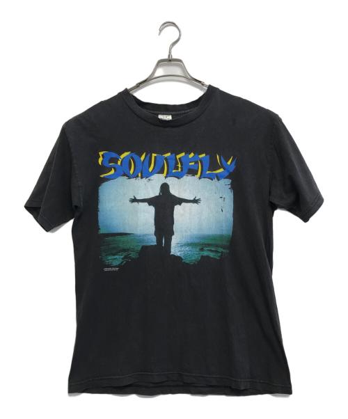 バンドTシャツ（バンドTシャツ）バンドTシャツ (バンドTシャツ) 90s SOULFLY(ソウルフライ) バンドTシャツ ブラック サイズ:Lの古着・服飾アイテム