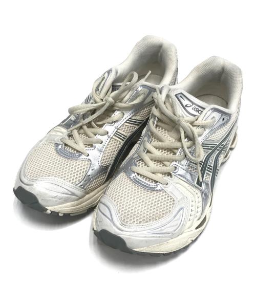 asics（アシックス）asics (アシックス) GEL-KAYANO 14 ホワイト サイズ:US9½/UK8½/EURO43.5の古着・服飾アイテム