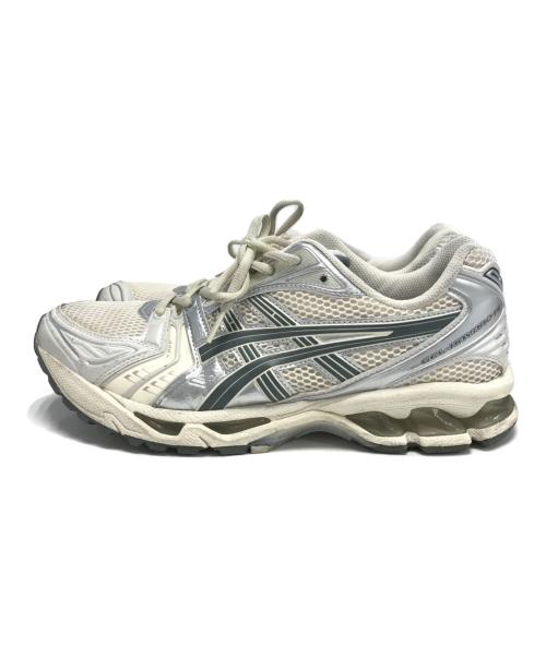 asics（アシックス）asics (アシックス) GEL-KAYANO 14 ホワイト サイズ:US9½/UK8½/EURO43.5の古着・服飾アイテム