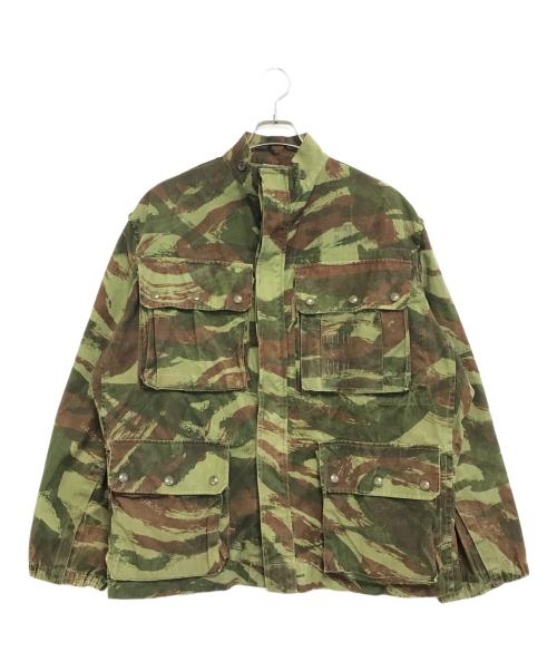 VINTAGE MILITARY（ヴィンテージ ミリタリー）VINTAGE MILITARY (ヴィンテージ ミリタリー) French Army パラトルーパージャケット カーキ サイズ:表記なしの古着・服飾アイテム