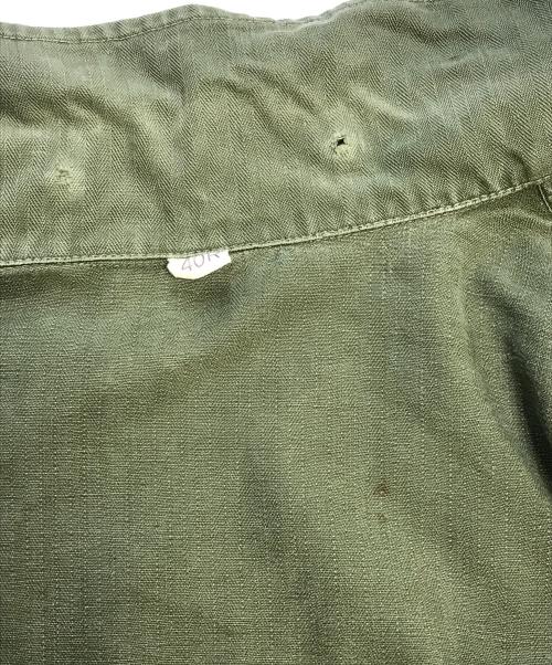 VINTAGE MILITARY（ヴィンテージ ミリタリー）VINTAGE MILITARY (ヴィンテージ ミリタリー) US ARMY M-43 HBTジャケット カーキ サイズ:40Rの古着・服飾アイテム