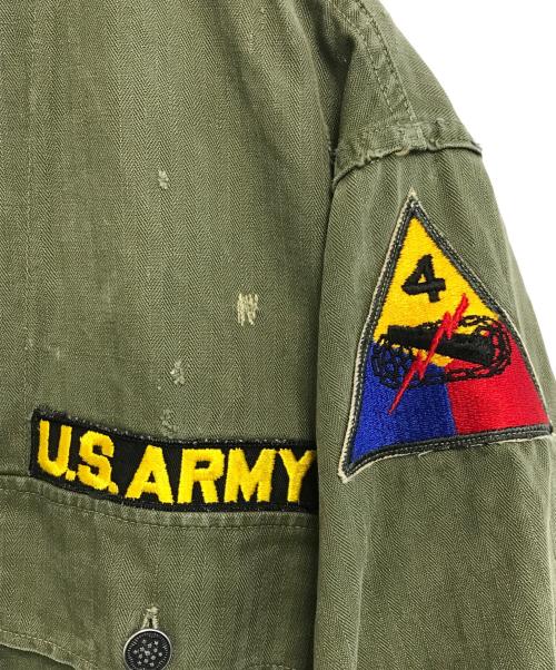 VINTAGE MILITARY（ヴィンテージ ミリタリー）VINTAGE MILITARY (ヴィンテージ ミリタリー) US ARMY M-43 HBTジャケット カーキ サイズ:40Rの古着・服飾アイテム