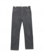 LEVI'Sリーバイス）の古着「505後染めデニムパンツ」｜ブラック