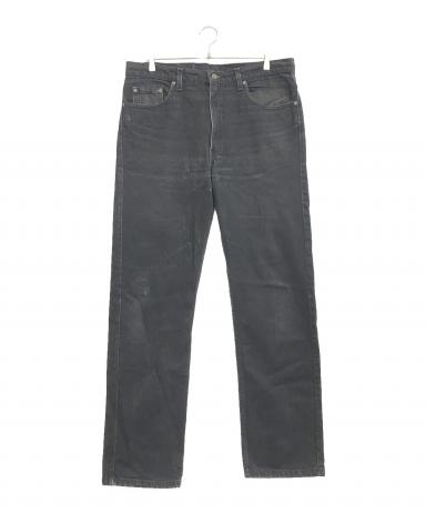 中古・古着通販】LEVI'S (リーバイス) 505後染めデニムパンツ ブラック