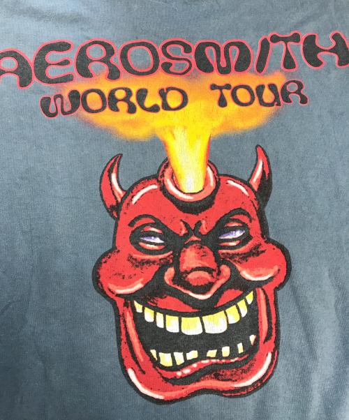 バンドTシャツ（バンドTシャツ）バンドTシャツ (バンドTシャツ) 90s AEROSMITH(エアロスミス) バンドTシャツ グレー サイズ:不明の古着・服飾アイテム