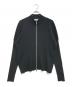 sulvam（サルバム）の古着「HIGH NECK ZIP-UP KNIT」｜ブラック