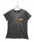 モーターサイクルTシャツモーターサイクルTシャツ）の古着「80s BOOTHILL SALOON(ブートヒル・サルーン) モーターサイクルTシャツ」｜ブラック