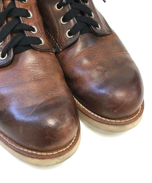 RED WING（レッドウィング）RED WING (レッドウィング) クラシック ラウンドトゥ ワーク ブーツ ブラウン サイズ:USA9/UK8/EUR42.0/CM27.0の古着・服飾アイテム