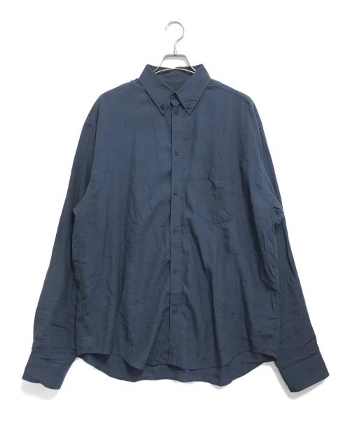 BALENCIAGA（バレンシアガ）BALENCIAGA (バレンシアガ) ボタンダウンシャツ ネイビー サイズ:37の古着・服飾アイテム