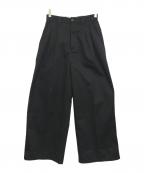 Maison Margielaメゾンマルジェラ）の古着「スケーター チノ ワイドトラウザーズ」｜ブラック