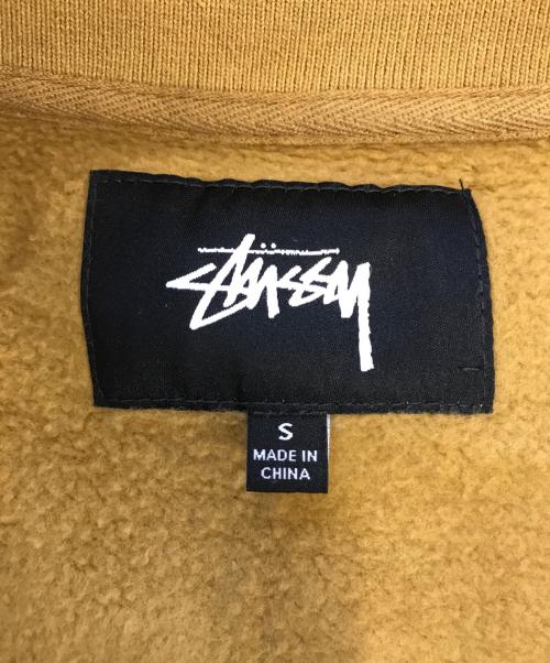 stussy（ステューシー）stussy (ステューシー) MA-1ジップアップスウェット オレンジ サイズ:Sの古着・服飾アイテム