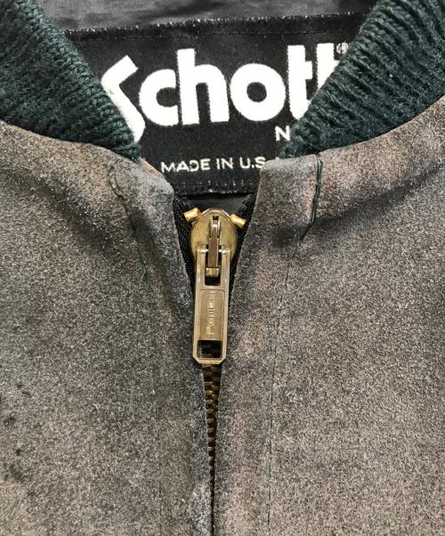 Schott（ショット）Schott (ショット) スウェードジャケット ブラウン サイズ:SIZE40の古着・服飾アイテム