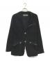 ISAMU KATAYAMA BACKLASH（イサムカタヤマ・バックラッシュ）の古着「スウェ―ドテーラードジャケット」｜ブラック