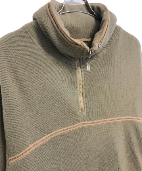 C.P COMPANY（シーピーカンパニー）C.P COMPANY (シーピーカンパニー) ハーフジッププルオーバーニット ベージュ サイズ:Mの古着・服飾アイテム