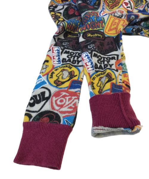 hysterics（ヒステリックス）hysterics (ヒステリックス) 総柄ニット レッド サイズ:Freeの古着・服飾アイテム