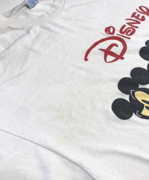 キャラクターTシャツ（キャラクターTシャツ）キャラクターTシャツ (キャラクターTシャツ) DISNEY(ディズニー) キャラクターTシャツ ホワイト サイズ:XLの古着・服飾アイテム