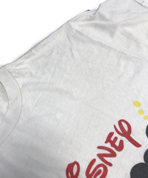 キャラクターTシャツ（キャラクターTシャツ）キャラクターTシャツ (キャラクターTシャツ) DISNEY(ディズニー) キャラクターTシャツ ホワイト サイズ:XLの古着・服飾アイテム