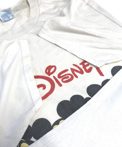 キャラクターTシャツ（キャラクターTシャツ）キャラクターTシャツ (キャラクターTシャツ) DISNEY(ディズニー) キャラクターTシャツ ホワイト サイズ:XLの古着・服飾アイテム