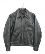 Schottショット）の古着「シングルライダースジャケット」｜ブラック