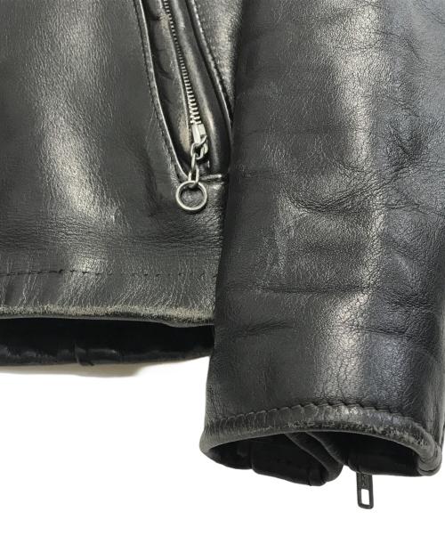 Schott（ショット）Schott (ショット) シングルライダースジャケット ブラック サイズ:36の古着・服飾アイテム