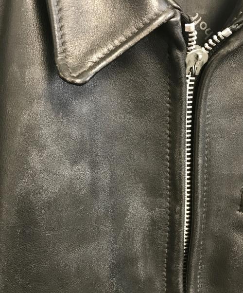 Schott（ショット）Schott (ショット) シングルライダースジャケット ブラック サイズ:36の古着・服飾アイテム