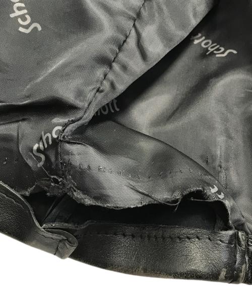 Schott（ショット）Schott (ショット) シングルライダースジャケット ブラック サイズ:36の古着・服飾アイテム