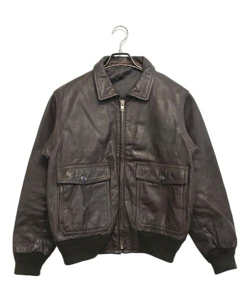 bahron（バーホン）bahron (バーホン) レザージャケット ブラウン サイズ:LLの古着・服飾アイテム