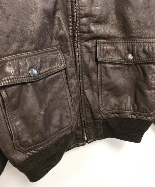 bahron（バーホン）bahron (バーホン) レザージャケット ブラウン サイズ:LLの古着・服飾アイテム