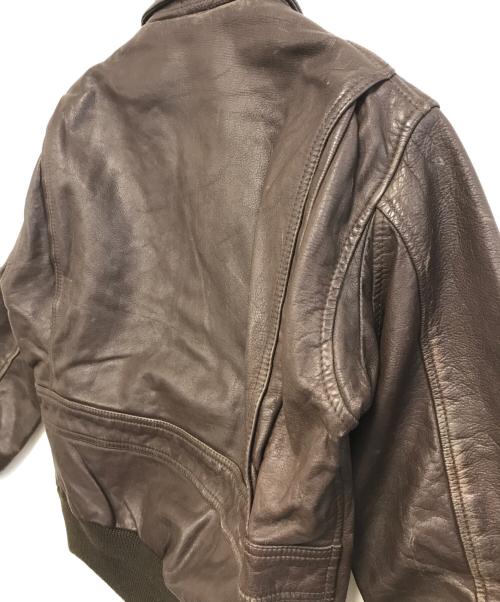 bahron（バーホン）bahron (バーホン) レザージャケット ブラウン サイズ:LLの古着・服飾アイテム