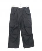 VINTAGE MILITARYヴィンテージ ミリタリー）の古着「US ARMY 後染めM-65カーゴパンツ」｜ブラック