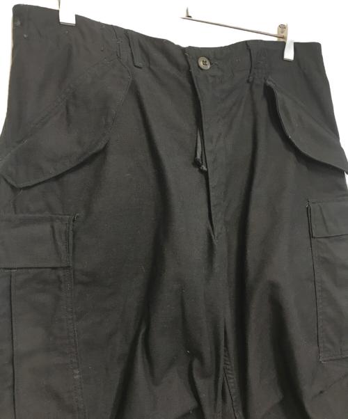 VINTAGE MILITARY（ヴィンテージ ミリタリー）VINTAGE MILITARY (ヴィンテージ ミリタリー) US ARMY 後染めM-65カーゴパンツ ブラック サイズ:不明の古着・服飾アイテム
