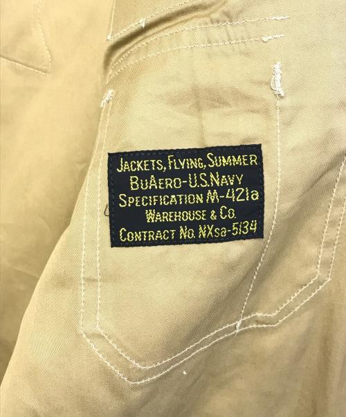 WAREHOUSE（ウエアハウス）WAREHOUSE (ウエアハウス) Ｍ-421a ジャケット カーキ サイズ:36の古着・服飾アイテム