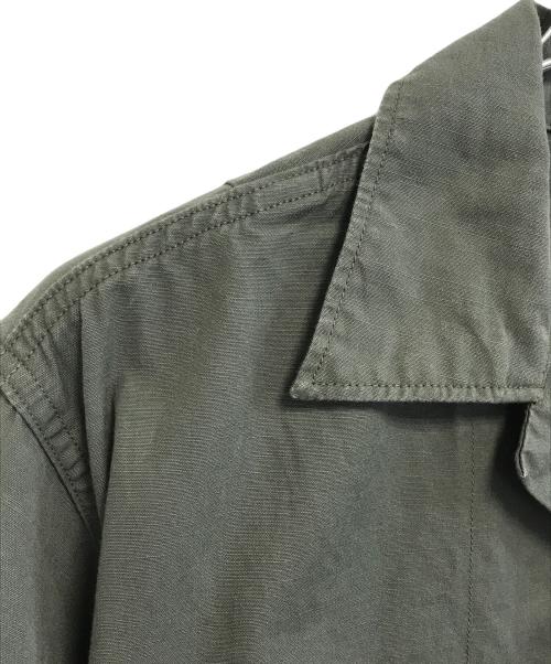 JOHN GLUCKOW by WAREHOUSE（ジョングラッコーバイウェアハウス）John Gluckow by WAREHOUSE (ジョングラッコーバイウェアハウス) 1960s PX Poplin Shirt WAPPEN オリーブ サイズ:38の古着・服飾アイテム