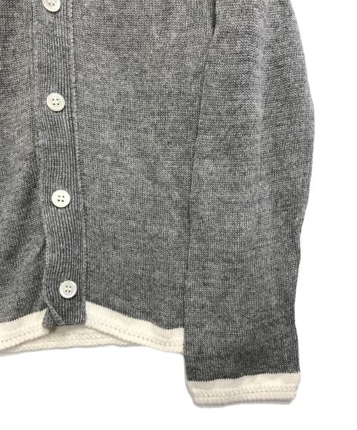 COMME des GARCONS SHIRT（コムデギャルソンシャツ）COMME des GARCONS SHIRT (コムデギャルソンシャツ) リネンカーディガン グレー サイズ:XSの古着・服飾アイテム