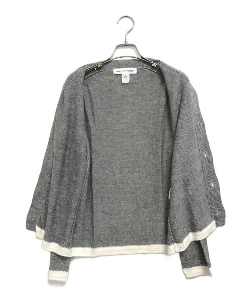 COMME des GARCONS SHIRT（コムデギャルソンシャツ）COMME des GARCONS SHIRT (コムデギャルソンシャツ) リネンカーディガン グレー サイズ:XSの古着・服飾アイテム