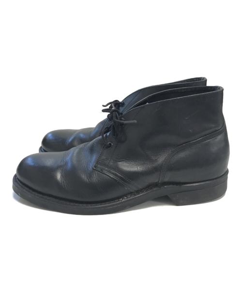 VINTAGE MILITARY（ヴィンテージ ミリタリー）VINTAGE MILITARY (ヴィンテージ ミリタリー) チャッカブーツ ブラック サイズ:表記なしの古着・服飾アイテム