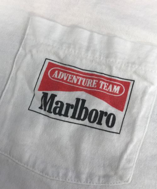 marlboro（マルボロ）marlboro (マルボロ) ポケットｔシャツ ホワイト サイズ:ONESIZE FITの古着・服飾アイテム