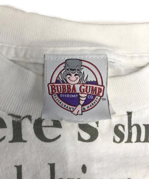 BUBBA GUMP（ババ ガンプ）BUBBA GUMP (ババ ガンプ) 総柄ｔシャツ ホワイト サイズ:XXLの古着・服飾アイテム