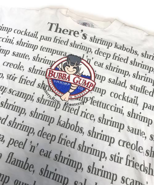 BUBBA GUMP（ババ ガンプ）BUBBA GUMP (ババ ガンプ) 総柄ｔシャツ ホワイト サイズ:XXLの古着・服飾アイテム