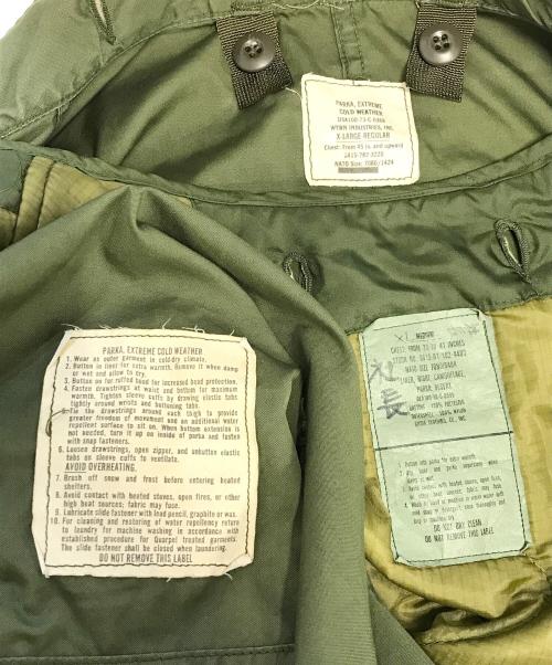 VINTAGE MILITARY（ヴィンテージ ミリタリー）VINTAGE MILITARY (ヴィンテージ ミリタリー) 70'sM-65モッズコート グリーン サイズ:XLの古着・服飾アイテム