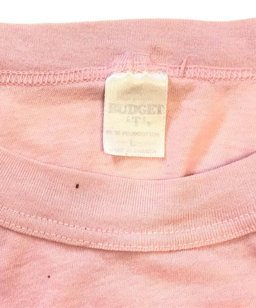 ムービーTシャツ（ムービーTシャツ）ムービーTシャツ (ムービーTシャツ) 80s ROCKERS(ロッカーズ) Tシャツ ピンク サイズ:Lの古着・服飾アイテム