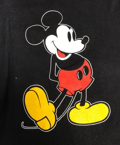 キャラクターTシャツ（キャラクターTシャツ）キャラクターTシャツ (キャラクターTシャツ) 80s MICKEY(ミッキー) キャラクターTシャツ ブラック サイズ:XLの古着・服飾アイテム