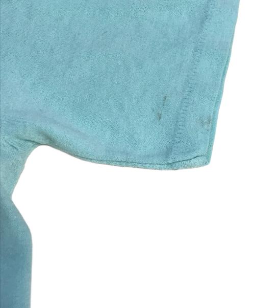 キャラクターTシャツ（キャラクターTシャツ）キャラクターTシャツ (キャラクターTシャツ) 80s SPY VS SPY(スパイVSスパイ) キャラクターTシャツ スカイブルー サイズ:Lの古着・服飾アイテム